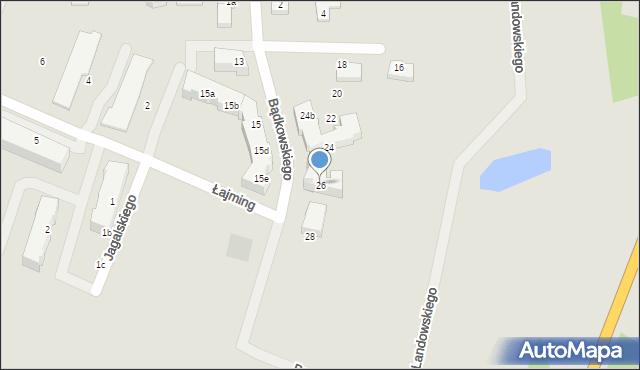 Tczew, Bądkowskiego Lecha, 26, mapa Tczew