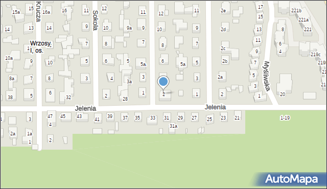 Toruń, Bażantowa, 2, mapa Torunia