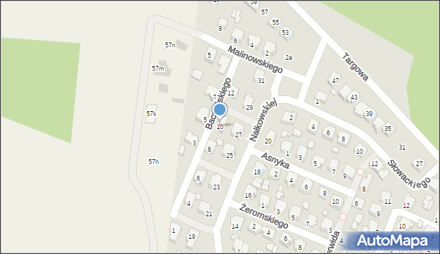 Tuliszków, Baczyńskiego Krzysztofa Kamila, 10, mapa Tuliszków