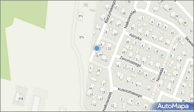 Tuliszków, Baczyńskiego Krzysztofa Kamila, 4, mapa Tuliszków