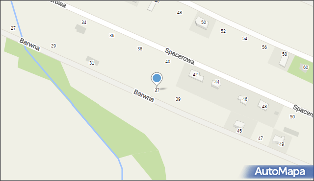 Tumlin-Wykień, Barwna, 37, mapa Tumlin-Wykień