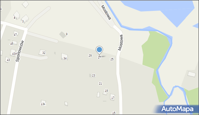 Wadowice, Baśniowa, 27, mapa Wadowice