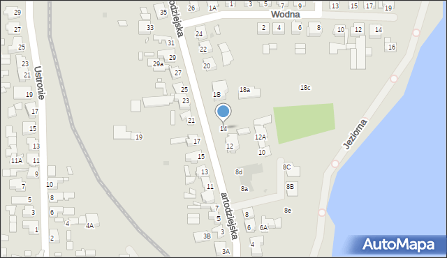 Wągrowiec, Bartodziejska, 14, mapa Wągrowiec