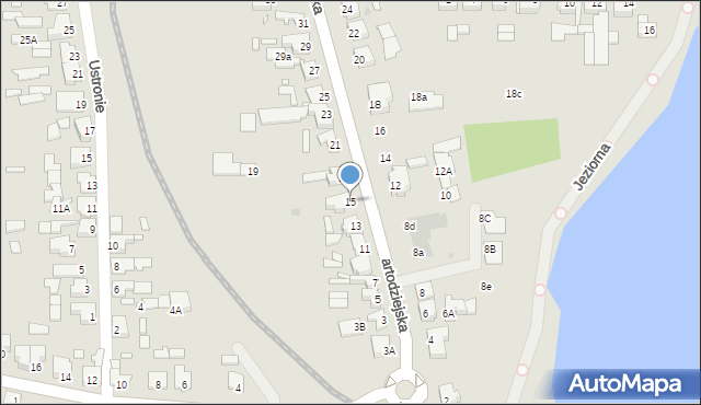 Wągrowiec, Bartodziejska, 15, mapa Wągrowiec