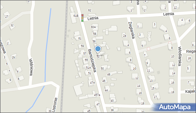 Wągrowiec, Bartodziejska, 52, mapa Wągrowiec
