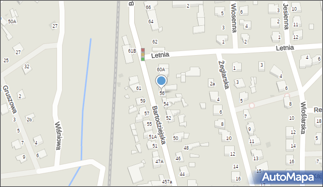 Wągrowiec, Bartodziejska, 56, mapa Wągrowiec
