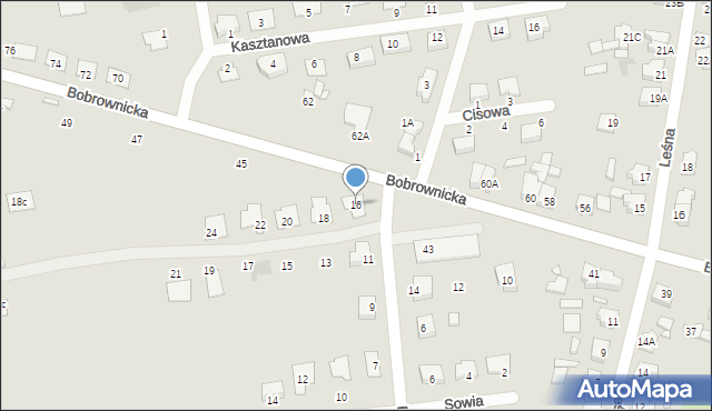 Wągrowiec, Bażantowa, 16, mapa Wągrowiec