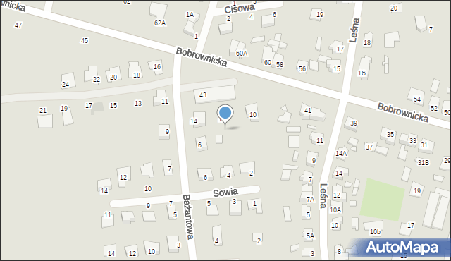 Wągrowiec, Bażantowa, 8, mapa Wągrowiec