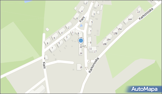 Wałbrzych, Barbusse'a Henri, 12, mapa Wałbrzycha