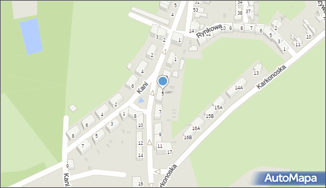 Wałbrzych, Barbusse'a Henri, 5, mapa Wałbrzycha