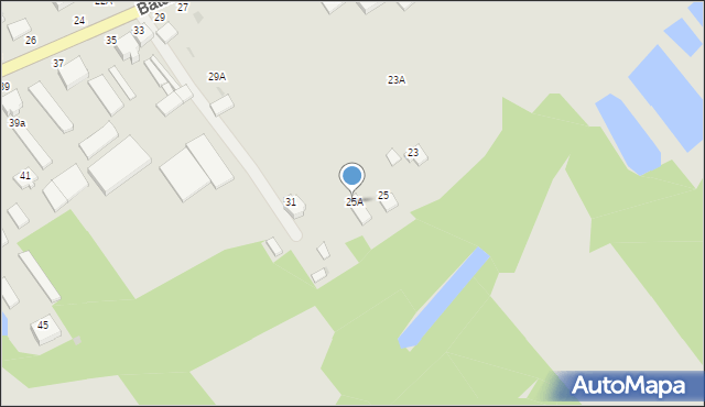Warka, Batalionów Chłopskich, 25A, mapa Warka