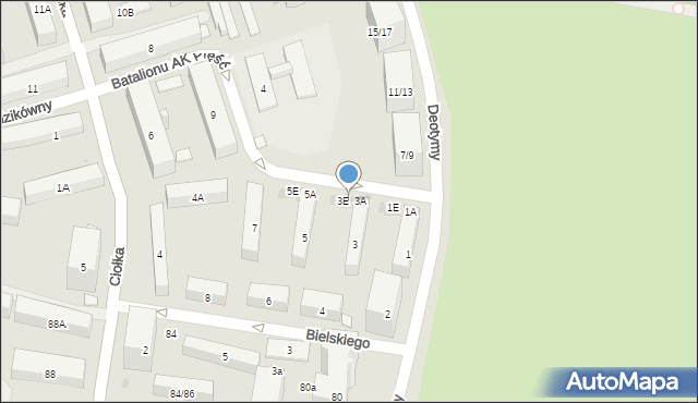 Warszawa, Batalionu AK Pięść, 3D, mapa Warszawy