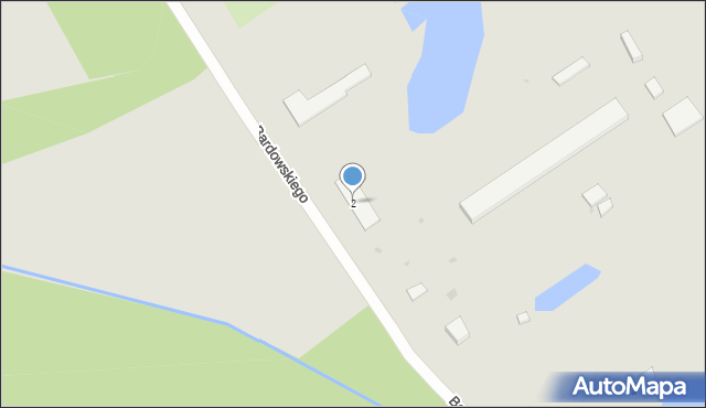 Warszawa, Bardowskiego Piotra, 2, mapa Warszawy