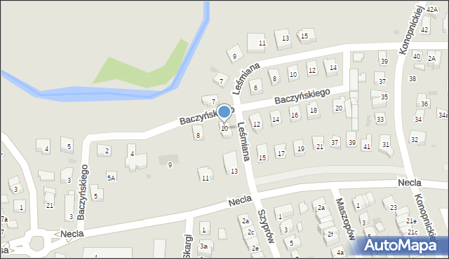 Wejherowo, Baczyńskiego Krzysztofa Kamila, 10, mapa Wejherowo