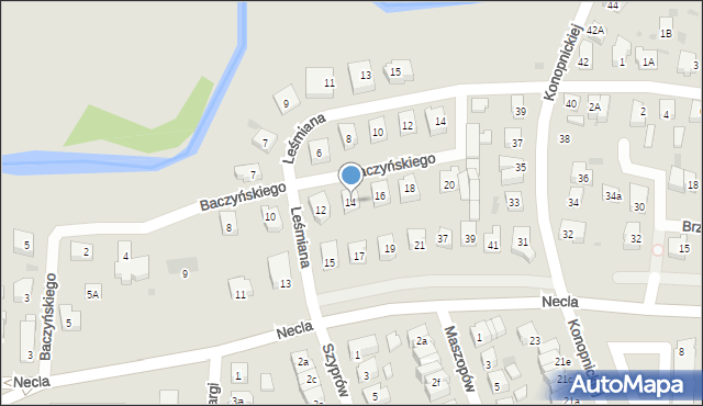 Wejherowo, Baczyńskiego Krzysztofa Kamila, 14, mapa Wejherowo