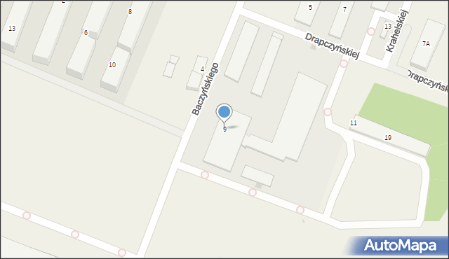 Wieliszew, Baczyńskiego Krzysztofa Kamila, 9, mapa Wieliszew