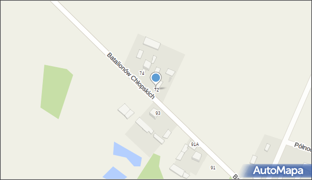 Wiśniew, Batalionów Chłopskich, 72, mapa Wiśniew