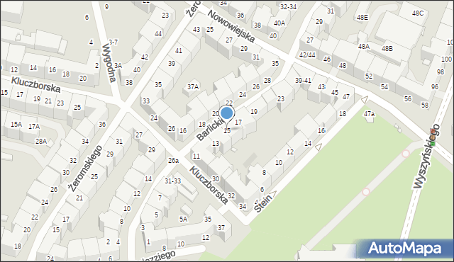 Wrocław, Barlickiego Norberta, 15, mapa Wrocławia