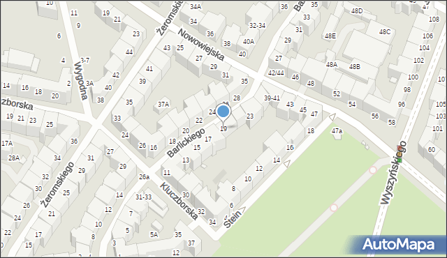 Wrocław, Barlickiego Norberta, 19, mapa Wrocławia
