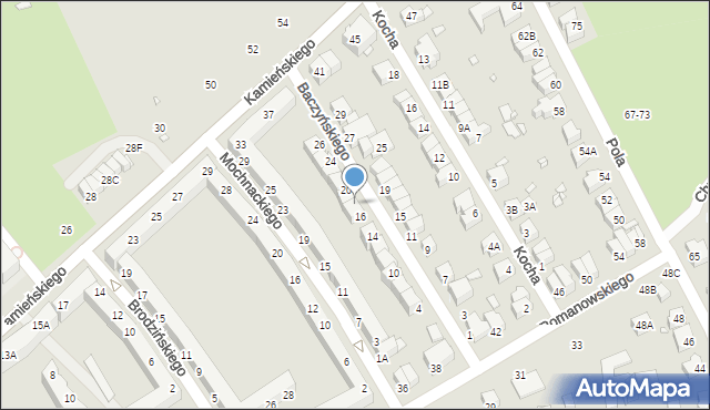 Wrocław, Baczyńskiego Krzysztofa Kamila, 18, mapa Wrocławia
