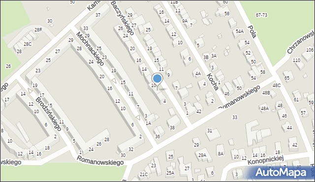 Wrocław, Baczyńskiego Krzysztofa Kamila, 8, mapa Wrocławia