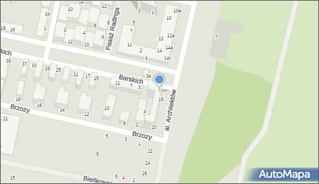 Wrocław, Barskich Krystyny i Mariana, 1, mapa Wrocławia