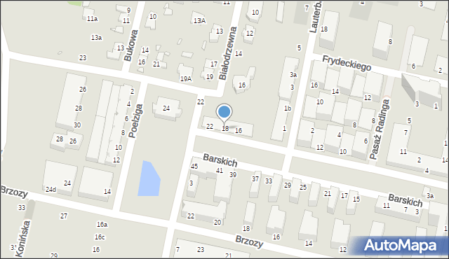 Wrocław, Barskich Krystyny i Mariana, 18, mapa Wrocławia