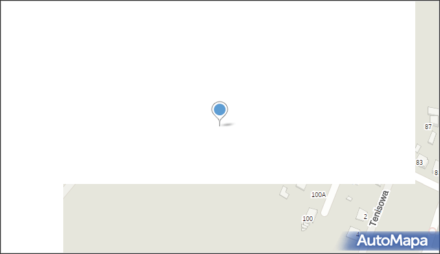 Zabrze, Badestinusa Jerzego, ks., 112, mapa Zabrza