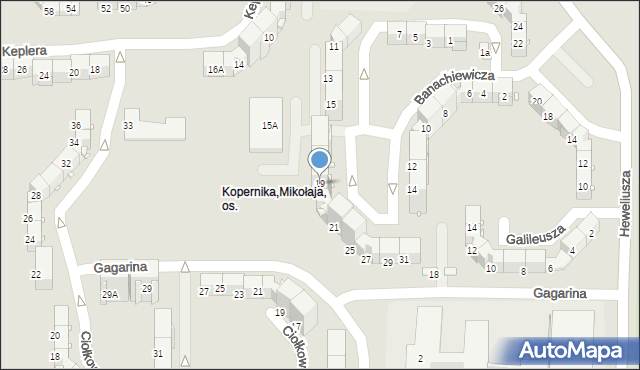 Zabrze, Banachiewicza Tadeusza, prof., 19, mapa Zabrza