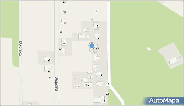 Zagnańsk, Bartkowe Wzgórze, 11, mapa Zagnańsk