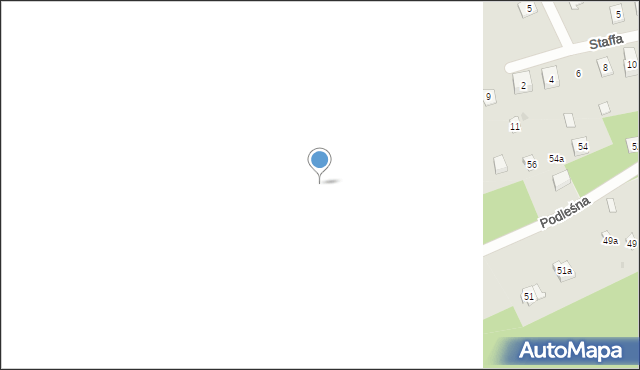 Żarki-Letnisko, Bagienna, 17A, mapa Żarki-Letnisko