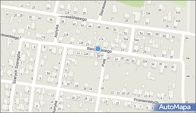 Zgierz, Bardowskiego Piotra, 16, mapa Zgierz