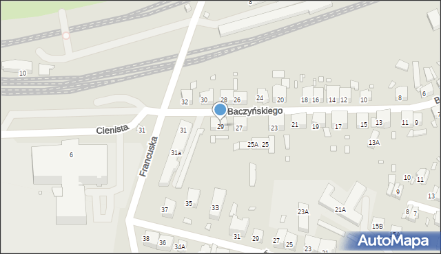 Zgorzelec, Baczyńskiego Krzysztofa Kamila, 29, mapa Zgorzelec