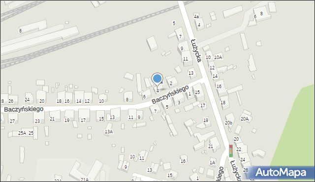 Zgorzelec, Baczyńskiego Krzysztofa Kamila, 4, mapa Zgorzelec