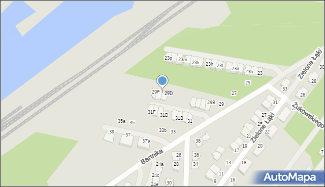 Zielonka, Bartnika Jerzego, 29E, mapa Zielonka