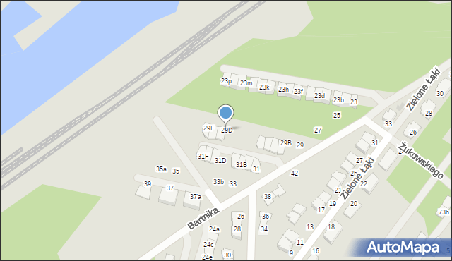 Zielonka, Bartnika-Magika Jerzego, 29D, mapa Zielonka