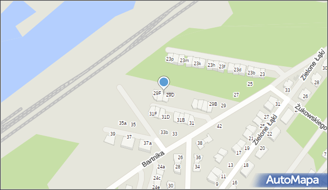 Zielonka, Bartnika-Magika Jerzego, 29E, mapa Zielonka