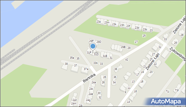 Zielonka, Bartnika-Magika Jerzego, 31E, mapa Zielonka