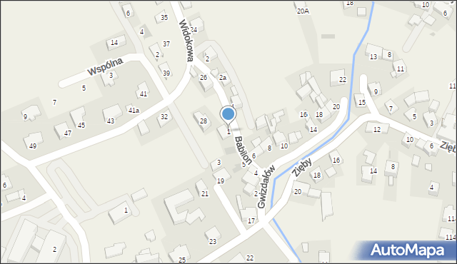 Zielonki, Babilon, 1, mapa Zielonki