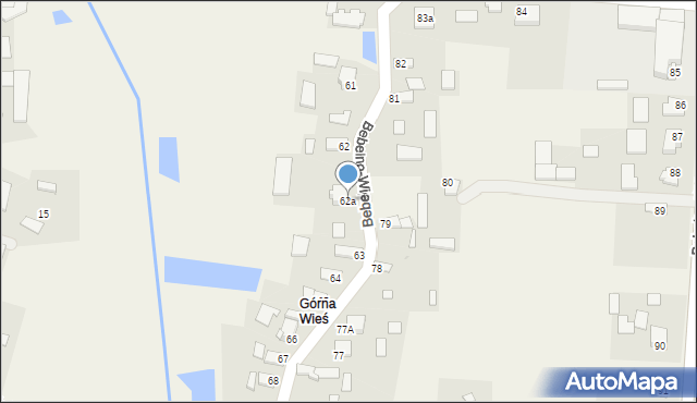 Bebelno-Wieś, Bebelno-Wieś, 62a, mapa Bebelno-Wieś