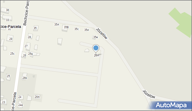 Bechcice-Parcela, Bechcice-Parcela, 26m, mapa Bechcice-Parcela