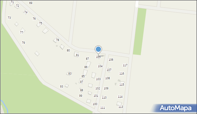 Bechcice-Wieś, Bechcice-Wieś, 88, mapa Bechcice-Wieś