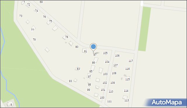 Bechcice-Wieś, Bechcice-Wieś, 94, mapa Bechcice-Wieś