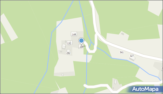 Bęczarka, Bęczarka, 226, mapa Bęczarka