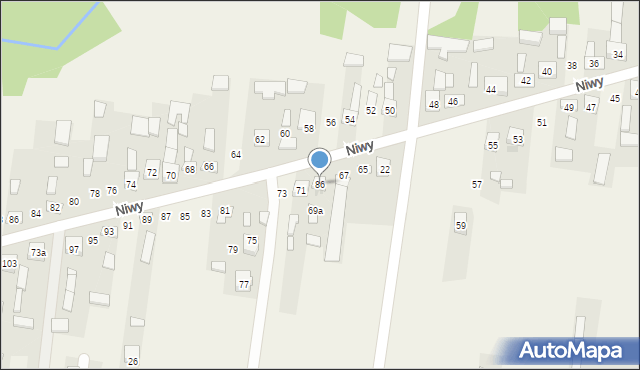 Bęczków, Bęczków, 86, mapa Bęczków