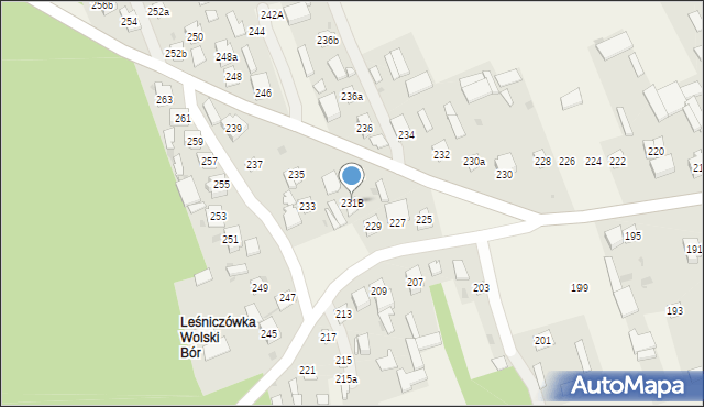 Bęczyn, Bęczyn, 231B, mapa Bęczyn