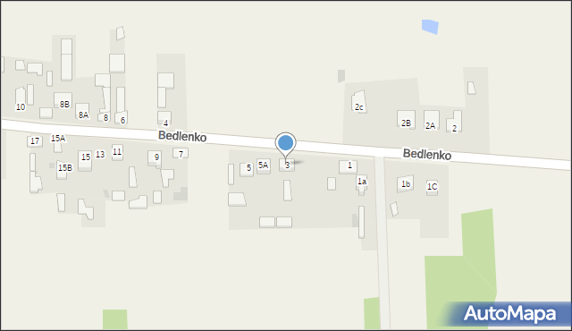 Bedlenko, Bedlenko, 3, mapa Bedlenko