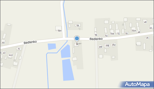 Bedlenko, Bedlenko, 39, mapa Bedlenko