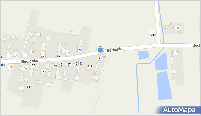 Bedlenko, Bedlenko, 41, mapa Bedlenko