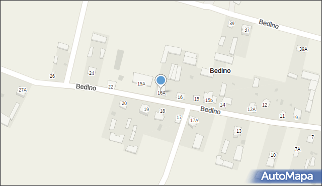 Bedlno, Bedlno, 16A, mapa Bedlno